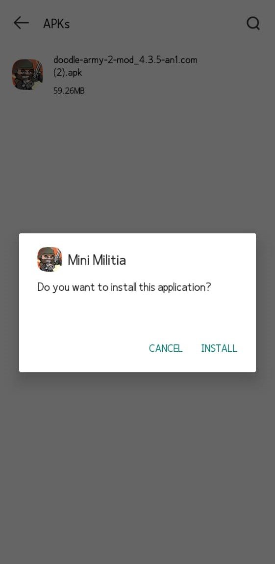 download mini militia mod apk