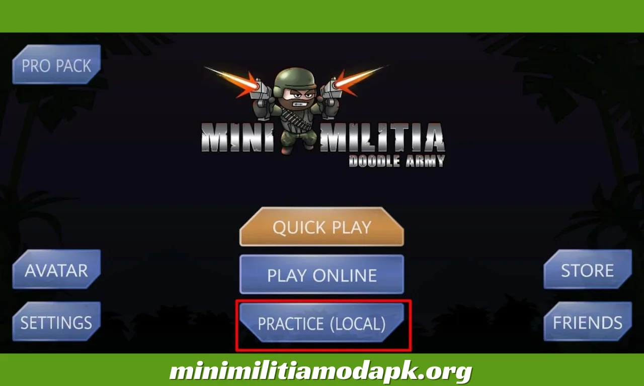 old version of mini militia